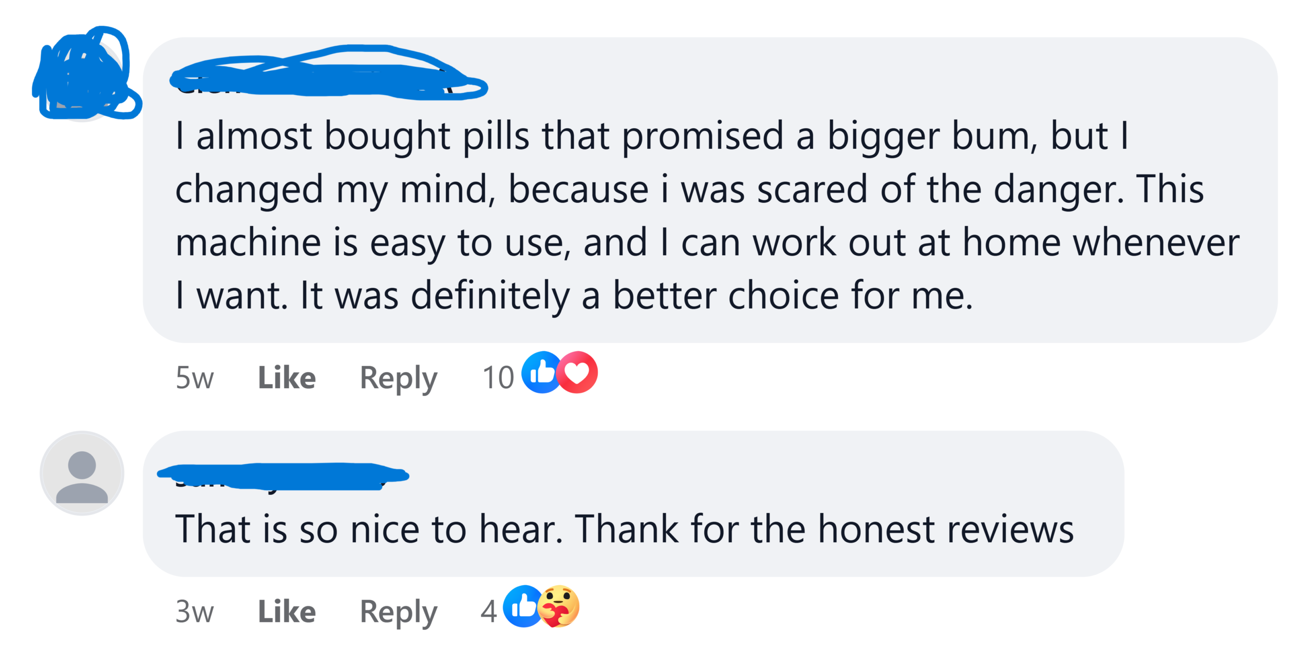 Customer comment 3